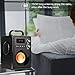 TAMPROAD Portable Wireless Bluetooth Speaker 20W Subwoofer Heavy Bass Wireless Stereo Outdoor/Indoor Speakers Support Remote Control FM Radio TF Card LCD Display for Home Party Smartphone Computer PCthumb 4