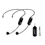 MICVISTA UHF Wireless Headphone Microphone System