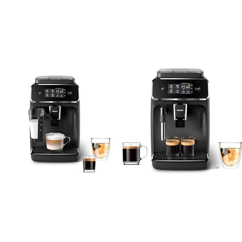 Philips 2200 Series Fully Automatic Espresso Machine, LatteGo Milk