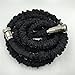Durark 25-Feet Expandable Hose with Brass Fittings and Shut-off Valve, Black