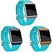 Maledan Replacement Bands Compatible for Fitbit Ionic, Teal, Large