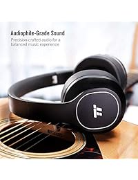 TaoTronics   Auriculares Bluetooth plegables con almohadillas de proteína suave y 24 horas de tiempo de reproducción CVC 6.0 cancelación de ruido, micrófono inalámbrico