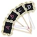 ATsense Mini Chalkboards Signs 12 Pack with Stand and Stickers, Message Board Signs, Wedding Party Table Numbers, Place Cards, Food Name Card, Decorative Sign