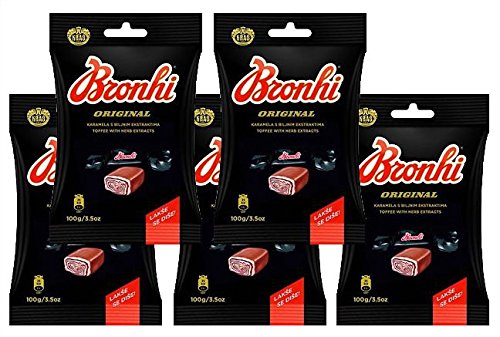 Kras Bronhi Toffee With Herb Extracts 100 Gr Bronhi Lakse Se Dise 17 6 Oz Pack Of 5 Amazon Com Grocery Gourmet Food