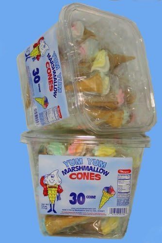 Yum Yum Marshmallow Cones 30ct by G104940 [Foods]