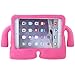 Lioeo iPad Mini Case for Kids iPad mini 4 Case with Handle Stand Shock Proof Cover Lightweight EVA Foam Protective Cases and Covers for Apple iPad Mini 4 3 2 1 7.9 inch (Hot Pink)