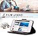 FYY Designed for iPhone SE Case 2022 (3rd Gen) / iPhone SE Case 2020 (2nd Gen) / iPhone 7 Case/iPhone 8 Case, Luxury PU Leather Wallet Phone Case with Card Holder Flip Kickstand Cover Black