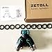 ZETOLL Garden Hose Splitter, Metal Body 2-Way Hose Splitter with 10 Rubber Hose Washers