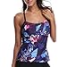 Charmleaks Womens tankini swimsuits Womens tankini swimwear women tankini top