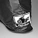 Waterproof Springtime Summer Rainstorm Rainy Day Rainsuit Raingear Motorcycle Road Bike Cruiser Chopper Driving Biker Gear Boot Shoe Cover with Side Zipper Black Adult Mens US 10-11 (Euro 44-45)