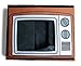 Feline Ruff TV Cat House. A Sturdy Wood Cat Nap Ottoman and Indoor Cat Cube. Covered Pet Bed Hideaway Cave for Dogs and Other Pets Too.