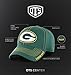 OTS NFL Denver Broncos Men's Wilder Center Stretch Fit Hat, Black, Medium/Large