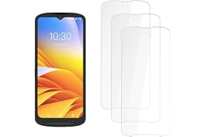 SCDIYEER 3pcs Tempered Glass Screen Protector for Zebra TN28 TC15 Barcode Scanner,HD Clean,Scratch Impact Protection