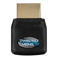 Twisted Veins ACHRALA4 Pack of Four (4) HDMI Right Angle Connectors/Adapters , Two (2) 90 degree connectors / Two (2) 270 degree Connectors by Twisted Veins