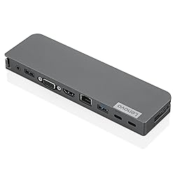 Lenovo USB-C Mini Dock, 7-in-1 Portable Dock with