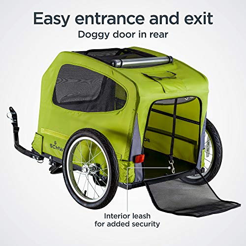 Schwinn Rascal Bike Pet Trailer, For Small and Large Dogs, Tow with