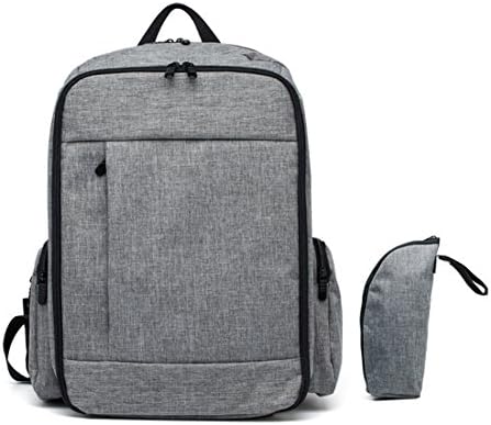 Baby Diaper Bag Backpack,Multi-function Smart Travel Organizer Nappy Bags with Large Capacity &amp; Stroller Straps,Unisex for Women,Man,Mom &amp; Dad,Gray