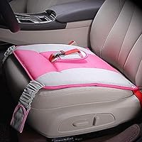 Yuesheng Bump-Belt Pregnant Belly Car Seat Belt Cushion, Maternity Adjustable Belt Car Protection for Unborn Baby and Mothers (Pink)