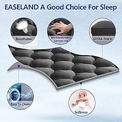 EASELAND Twin Size Mattress Topper Pillow Top