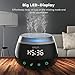 VAVA VA-AD010 Essential Oil Diffuser, With Big LED Display, 8 Timer Settings, 7 Light Colors, Diffusers for Essential Oils, Modern Piano Lacquer Design