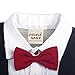 ZOEREA 1pc Baby Boys Tuxedo Gentleman Onesie Romper Jumpsuit Wedding Suit 3-18M , Black , Label 80 / 6-9 Months