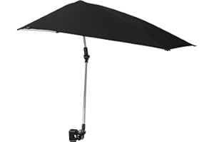 Sport-Brella Versa-Brella SPF 50+ Adjustable Umbrella with Universal Clamp