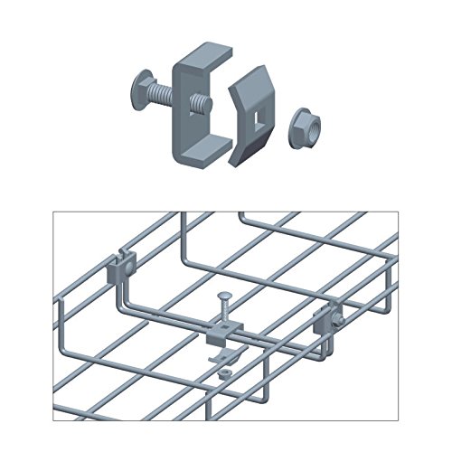 Quest Manufacturing Cable Tray Coupler, Zinc (CT0001-03)