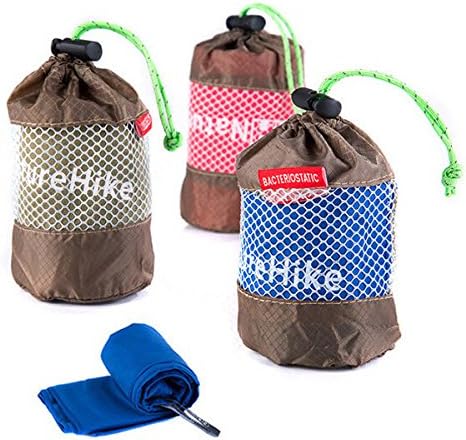 NatureHike Quick-drying Microfiber Towel Outdoor Travel Antibacterial Sport Towe ( Rose Red, 130x75cm )