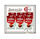 Lavazza Qualita Rossa, Caffe Ground Espresso, 8.8 Ounces (Pack of 6)