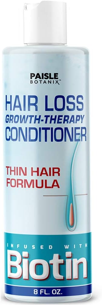 Biotin Hair Growth Conditioner for Hair Loss Natural Thickening Volume for Fine Hair Volumizing Deep Treatment for Thinning Color Treated Hair Sulfate Free Castor for Women (Turquoise)