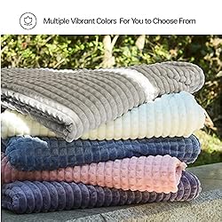 Simple&Opulence Gray Throw Blanket for Couch-Super