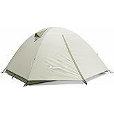 BISINNA 2 Person Camping Tent Lightweight Backpacking Tent Waterproof Windproof Two Doors Easy Setup Double Layer Outdoor Tents for Family Camping Hunting Hiking Mountaineering Travel