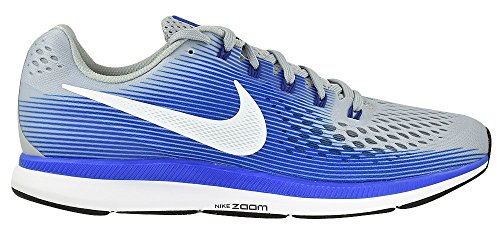 Nike men s air zoom pegasus 34 wolf grey/white racer bl…