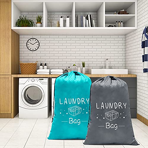 Sylfairy 2 Pack Extra Large Travel Laundry Bag, Durable RipStop Dirty