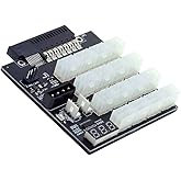 Cablecc 14+10Pin Flex Slot Server Power Board to 16x6Pin Power Supply Board for CHIA ETH BTC Mining Miner
