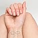 Tattify Inspiring Infinity Temporary Tattoo - Obvious (Set of 2) - Other Styles Available - Fashionable Temporary Tattoos - Long Lasting and Waterproof