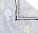 Kachabros Changing Pad Cover Set 2 Pack 100% Cotton Fits Standard Contoured Changing Table Pads Cover for Baby Boys or Girls Gray Elephant and Yellow Stars