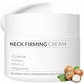 SkiEssance Neck Creams for Tightening and Firming, Neck Firming Cream with Collagen, Hyaluronic Acid, Day & Night Anti-Aging Skin Tighten and Lift Cream for Neck, Décolleté & Face – 1.7Fl Oz