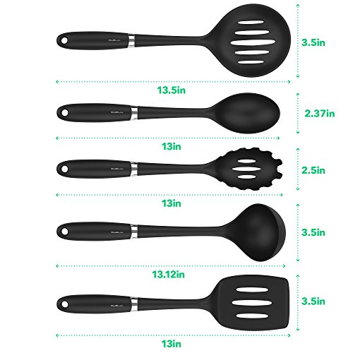 Vremi 15 Piece Kitchen Gadgets Set - 5 pc Cooking Utensils 4 pc Measuring Cups with Whisk Can Opener Pizza Cutter Cheese… 5 Vremi 15 Piece Kitchen Gadgets Set - 5 pc Cooking Utensils 4 pc Measuring Cups with Whisk Can Opener Pizza Cutter Cheese… - Image 6