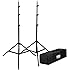 Fovitec - 2x 7'6" Photography & Video Light Stand Kit - [For Lights, Reflectors, Modifiers][Collapsible][Carrying Bag Included]