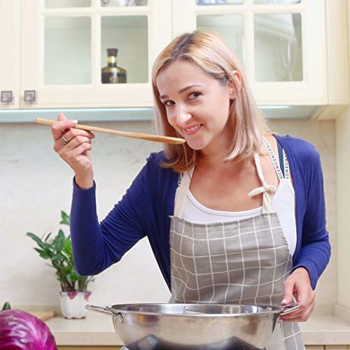 Artmeer Bamboo Utensil Set,Wooden Cooking Spoons and Spatulas,Kitchen