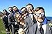 Groom Party Wedding Sunglasses - Perfect Favors for Bachelor Parties, Receptions, Pictures, and Photo Booths (1x Groom, 1x Best Man, 4x Groomsman, Black and White)