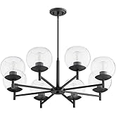 Quorum Lighting Lyon - 8 Light Chandelier in Soft Contemporary Style-11 Inches Tall and 34 Inches Wide