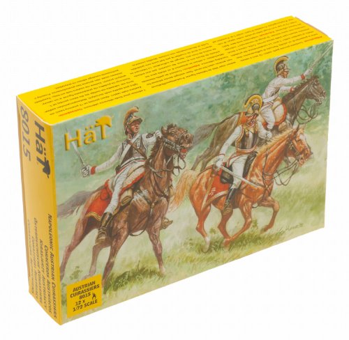 HAT INDUSTRIE HTI-8015 1/72 Napoleonic Austrian Cuirassiers & Horses (24)