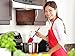 Bobbi Jean's Silicone Stainless Steel Kitchen Food Cooking Tongs & Spatula, 3pc Set 9 & 12 Inch Red