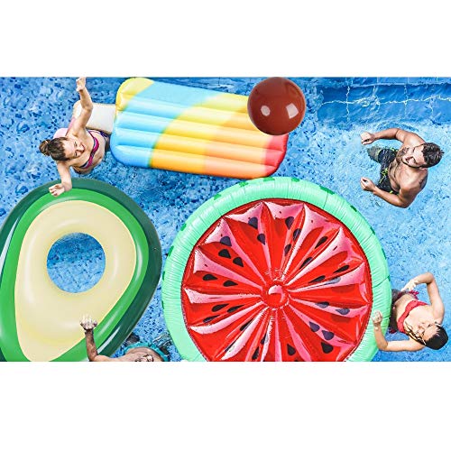 Sunba Youth Pool Float, Avocado Inflatable Giant Float, Party Pool Lounger, Pool Raft, Swimming Pool Inflatable Toys for Adults & Kids (65 x52inch) - Thumbnail 6