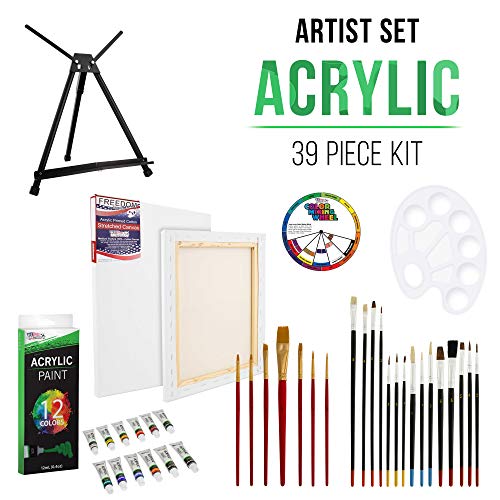 1 Art+Supply+39+Piece+Acrylic+Painting