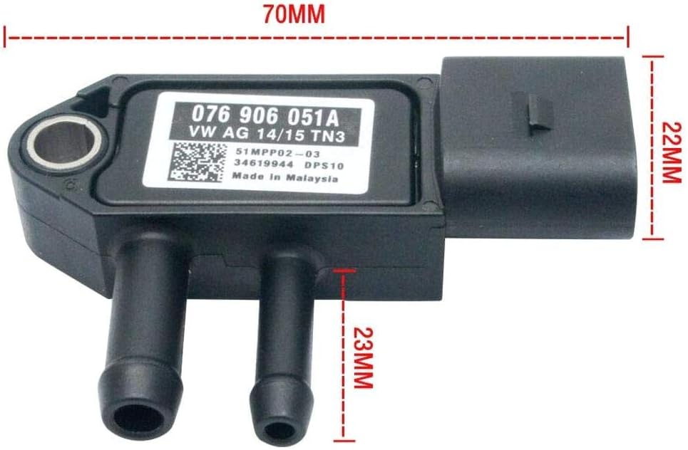 Sensors Diesel Particulate Filter Differential Pressure Sensor DPF VVV