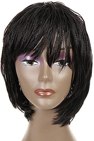 FeiBin Synthetic Lace Front Braided Lace Front Wigs Box African American Braided Wigs 12(Color #2) by Feibin Hair