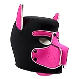 Neoprene Puppy Face Muzzle Dog Hood Mask Play Hoods
